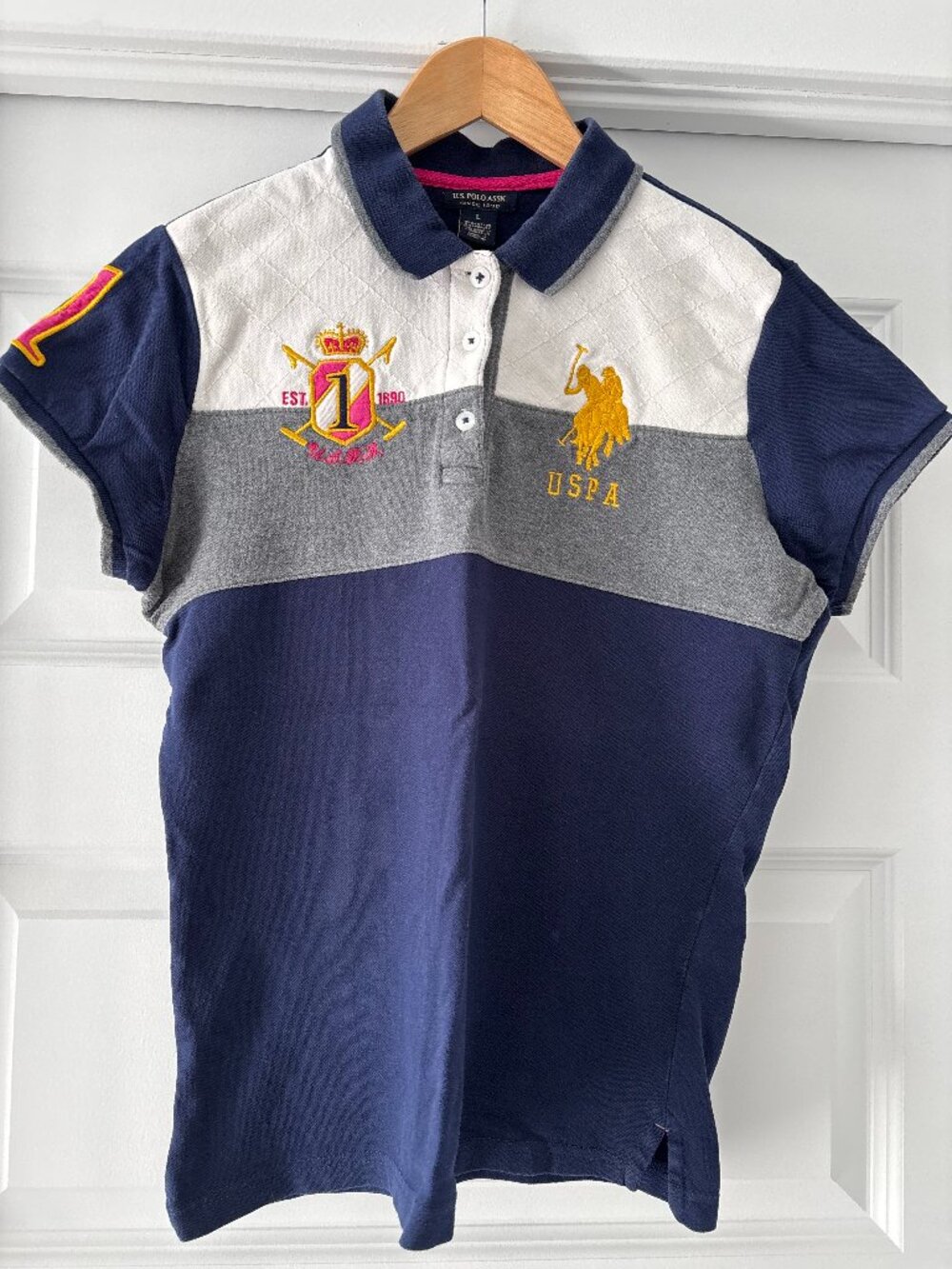 ✨ US Polo Assn. Navy Polo Shirt with Logo Detail ✨